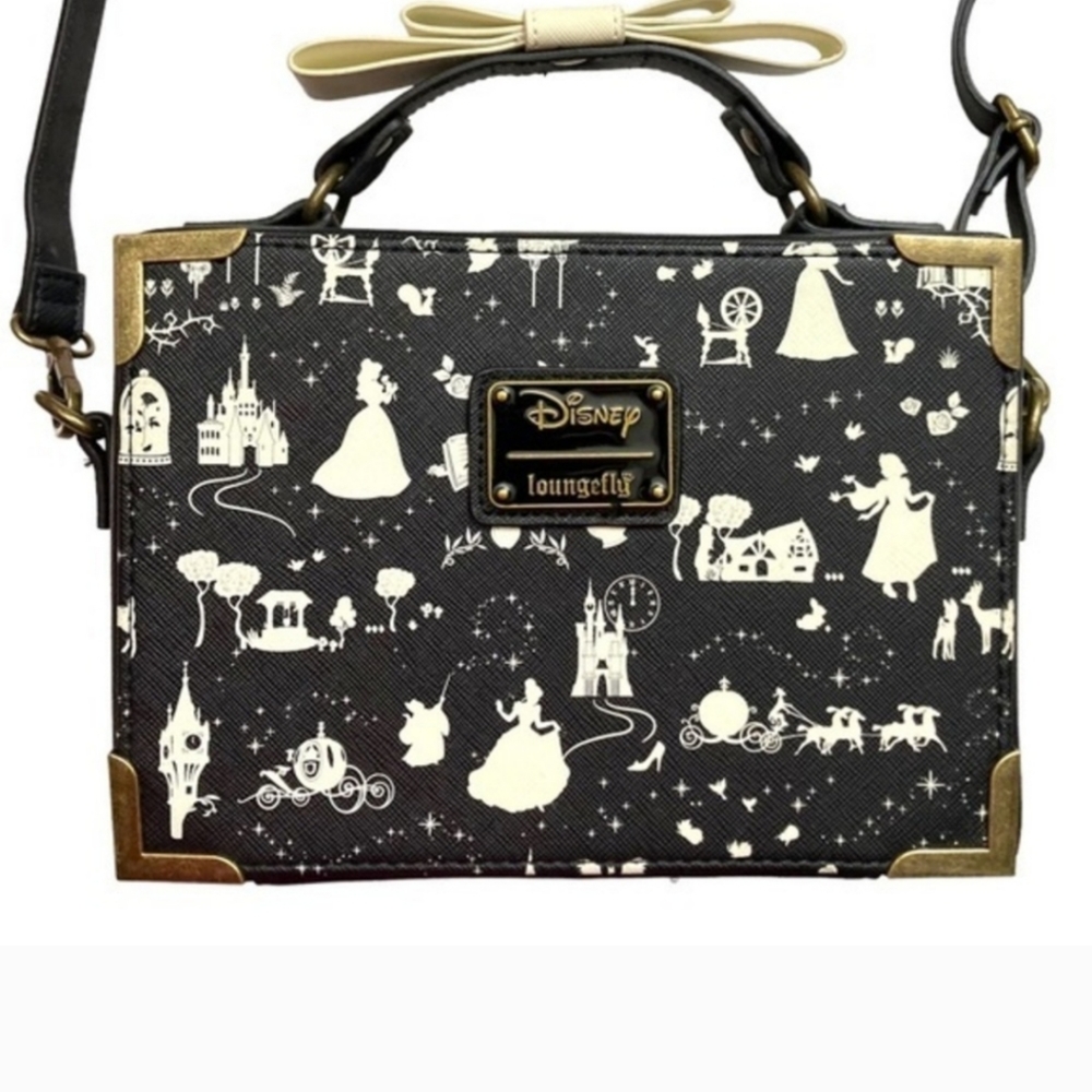 Loungefly Disney Princess Vintage Style Box Crossbody Bag
